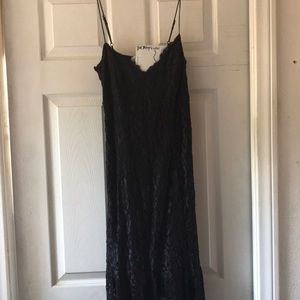Betsey Johnson New York black lace dress